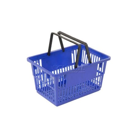 Good L Good L  Large Shopping Basket with Plastic Handle 33 Liter 1938L x 1314W x 10H Blue, PK12 LARGE-ROYAL